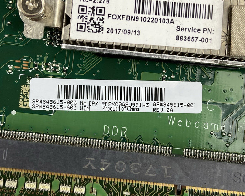 HP 22-B010 AIO Motherboard AMD A6-7310 2GHz 4GB RAM