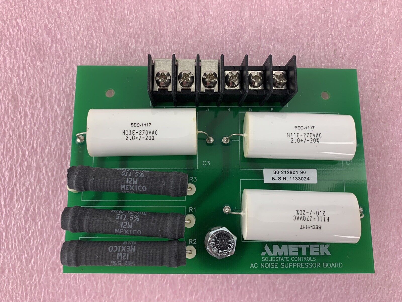 Ametek SolidState Controls 80-212901-90 Ac Noise Suppressor Board Rev A