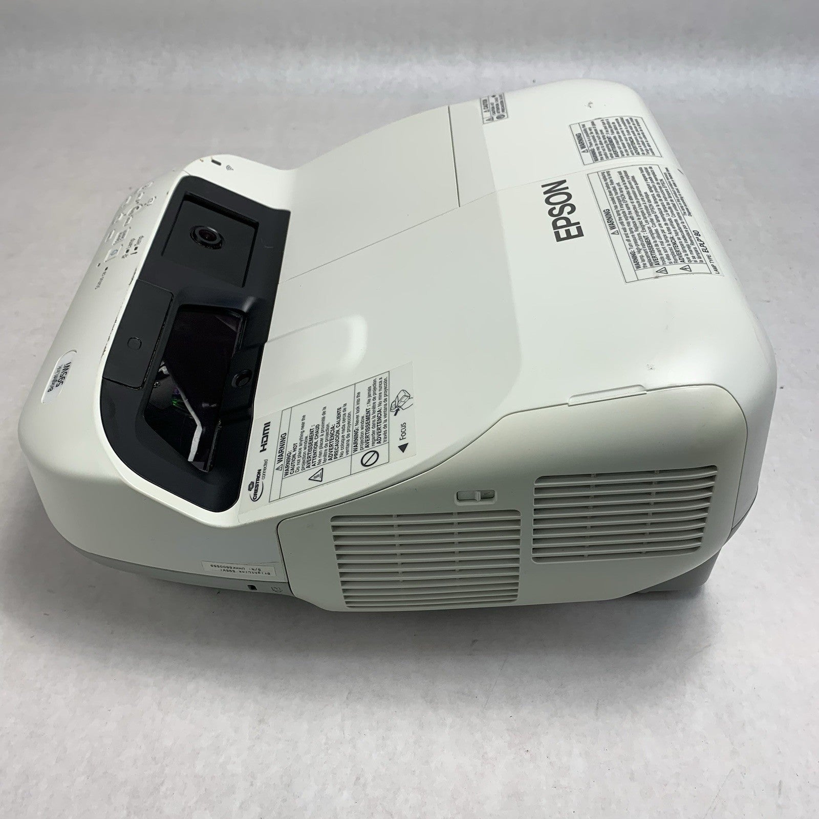 Epson H599A BrightLink 595Wi LCD Lamp Projector 2752 Lamp Hours - No Remote4