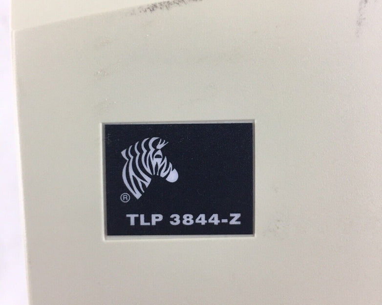Zebra TLP 3844-Z Thermal Printer Self Tested Parts and Repair No Power Supply
