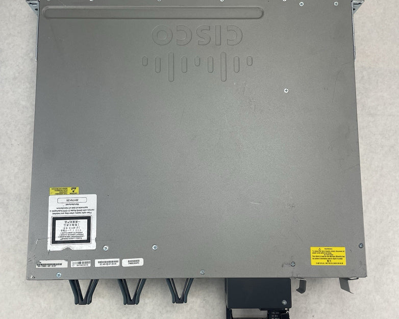 Cisco WS-C3850-48P-S 48-Port PoE+ 1x PSU NM-2-10g Gigabit Switch - Tested