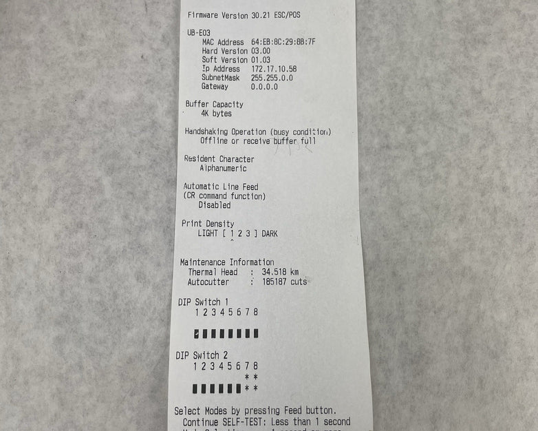Epson TM-T88V M244A POS Thermal Receipt Printer USB No Power Supply Tested
