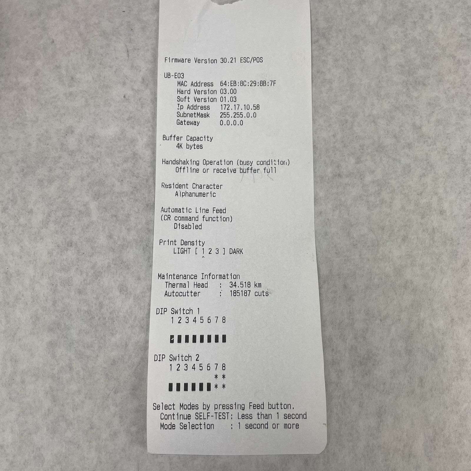 Epson TM-T88V M244A POS Thermal Receipt Printer USB No Power Supply Tested9