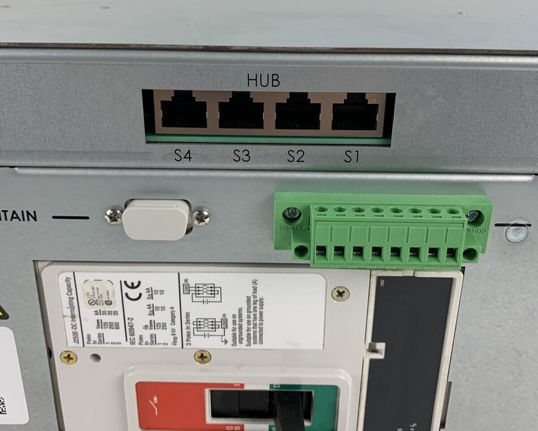 Eaton UCB600V250AB0101 Battery Control Box 600VDC 250A w/ J250E-DC Trip Breaker
