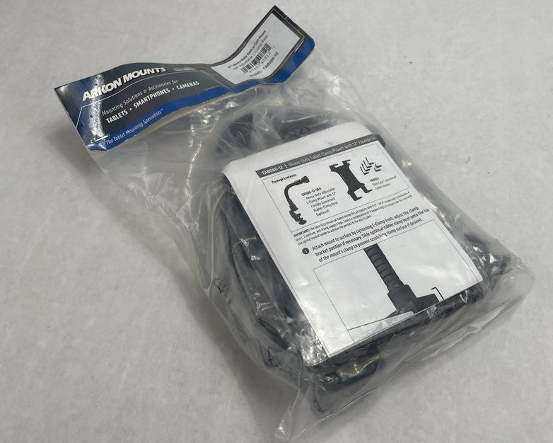 ARKON TAB086-12 Tablet Clamp Mount 12 -in Neck for iPad Pro Air Galaxy Note 10.1
