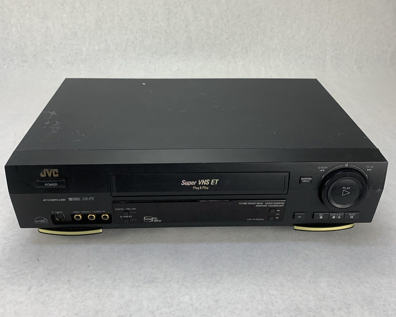 JVC HR-S7800U Super VHS ET Plug Play Video Cassette Recorder - Parts or Repair