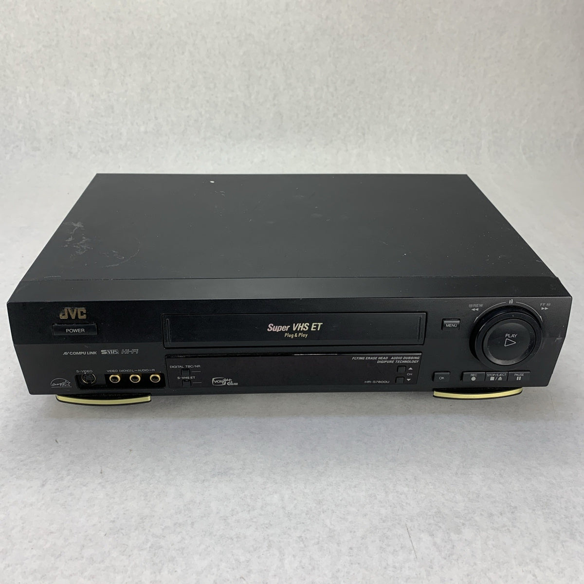 JVC HR-S7800U Super VHS ET Plug Play Video Cassette Recorder - Parts or Repair1