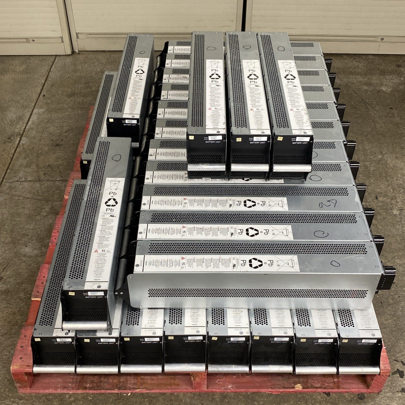 APC SYBTU1-PLP 0G-SYBTU1 Battery Cartridges -No Battery/Battery Cables Lot of 321
