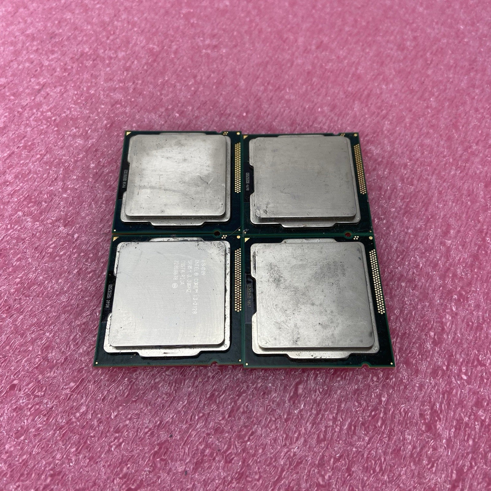 Lot of 4 Intel Core i3-2120 SR1S6 2GHz Desktop CPU1