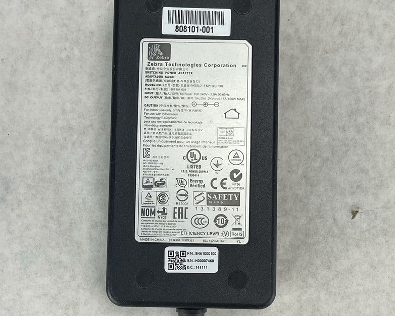 FSP100-RDB 24V AC Adapter Power Supply Zebra Printers GX420d GX420t 808101-001