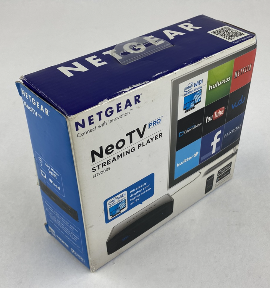 Netgear NeoTV NTV200S Streaming Player Open Box New