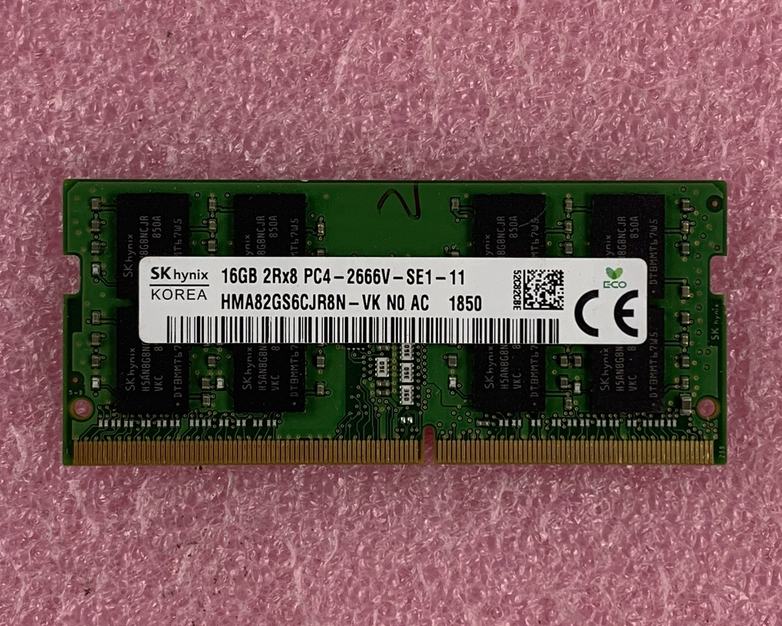 SK Hynix HMA82GS6CJR8N-VK 16 GB DDR4 SO-DIMM PC4-2666 260-Pin Laptop Memory Ram
