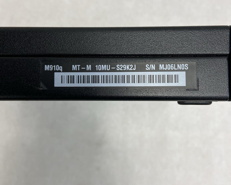 Lenovo ThinkCentre M910q MFF Intel Core i5-6500T 2.5GHz 8GB RAM No AC/HDD/OS