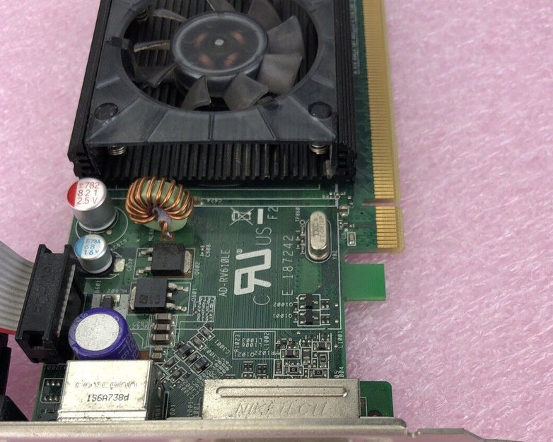 Asus ATI 0WX085 ad-rv610le Radeon HD2400 Pro 128MB VGA DVI GPU (Lot of 2)