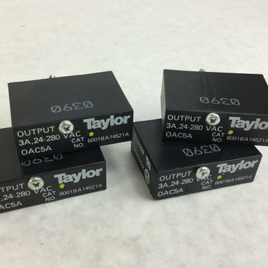 Taylor 6001BA14521A E58169  LR35852  Lot of 4
