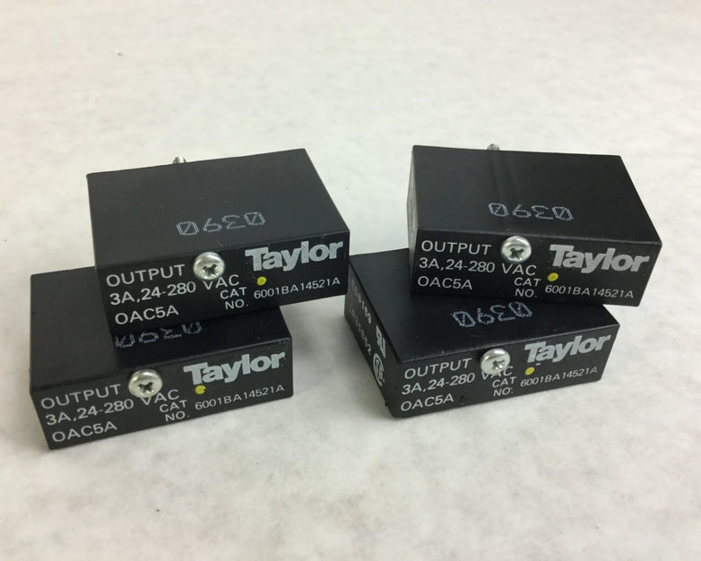 Taylor 6001BA14521A E58169  LR35852  Lot of 4