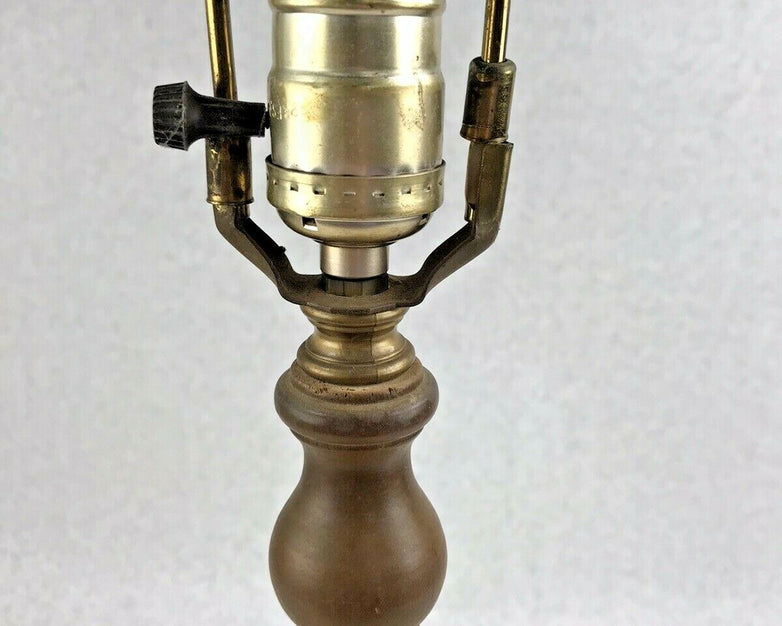 M.C. CO GIM 644 Antique Lamp - White Floral Globe