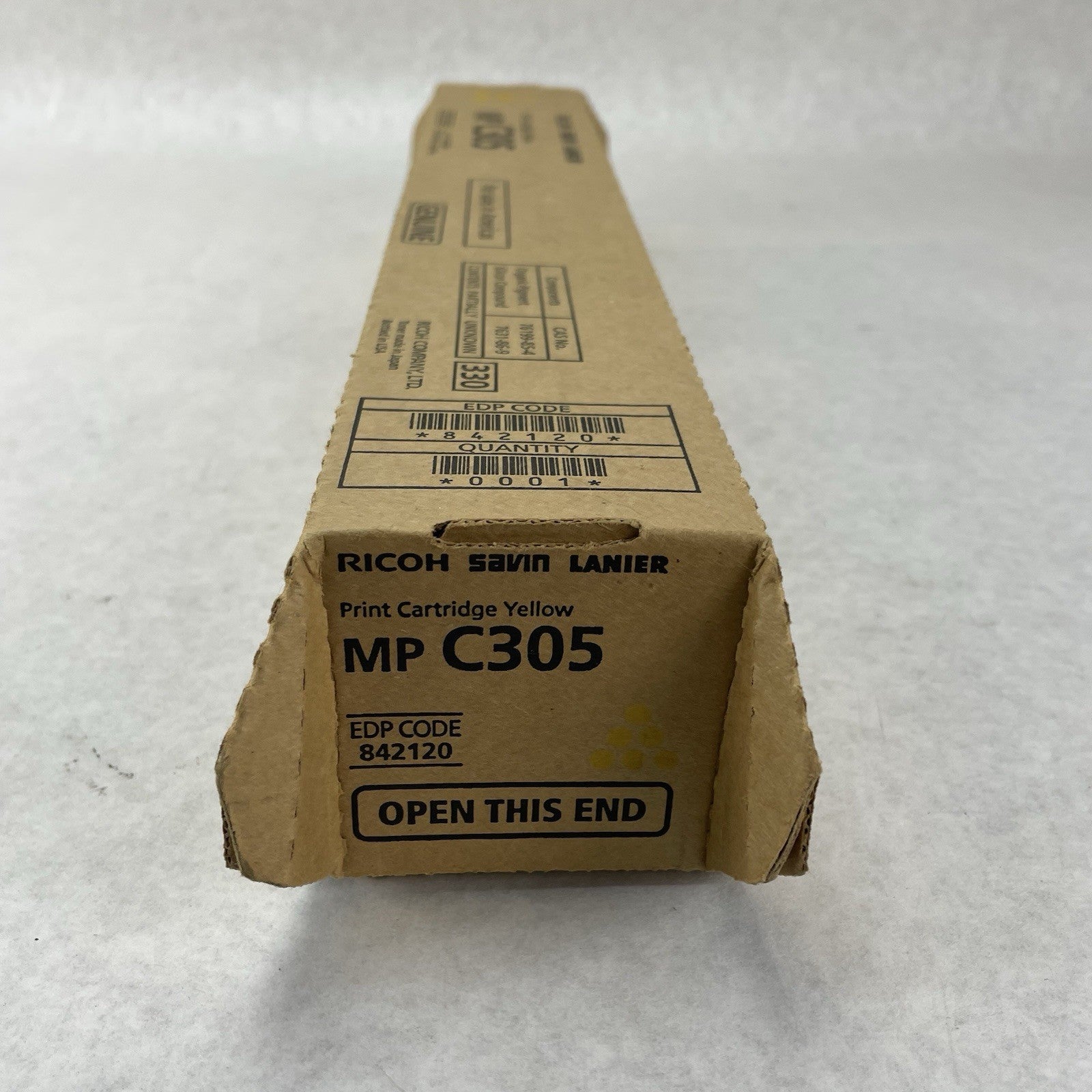 Ricoh MP C305 Genuine Yellow Toner Print Cartridge Lot of 23