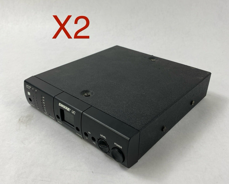 Shure Brothers UC4-UA Receiver   No Power Cord - Not tested Lot of 2