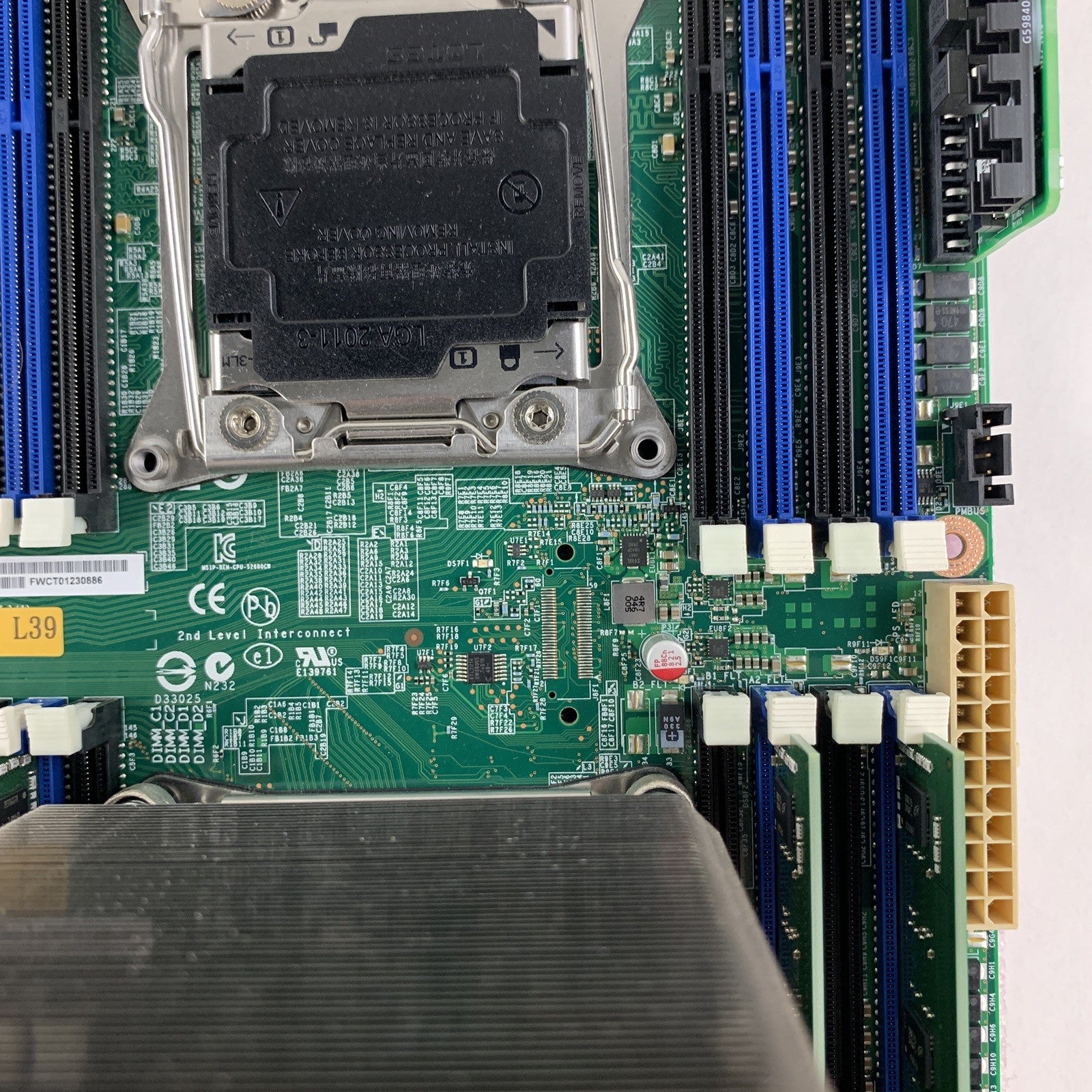 Intel S2600CW Motherboard H12883-273 1x Xeon E5-1620V4 3.5 GHz 32 GB Ram Tested