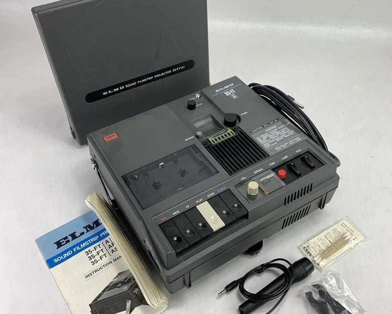 Elmo 35-FT A Sound Filmstrip Projector with Manual Dustcover Microphone - Parts