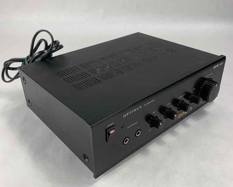 Optimus MPA-40 20W Public Address and Mono Mixer Amplifier 32-2001