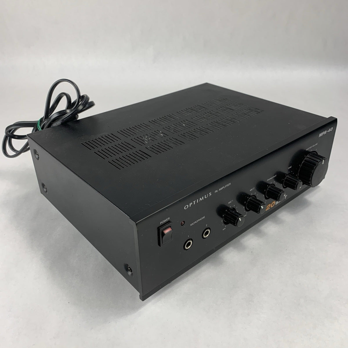 Optimus MPA-40 20W Public Address and Mono Mixer Amplifier 32-20010