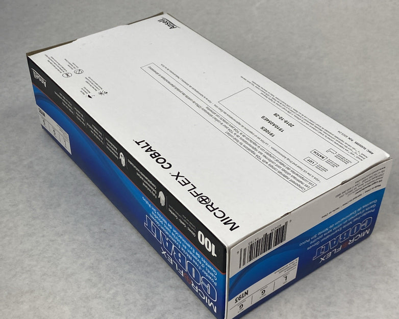 Ansell Cobalt N193 Powder Free Nitrile Examination Gloves Size Large 1000 Count
