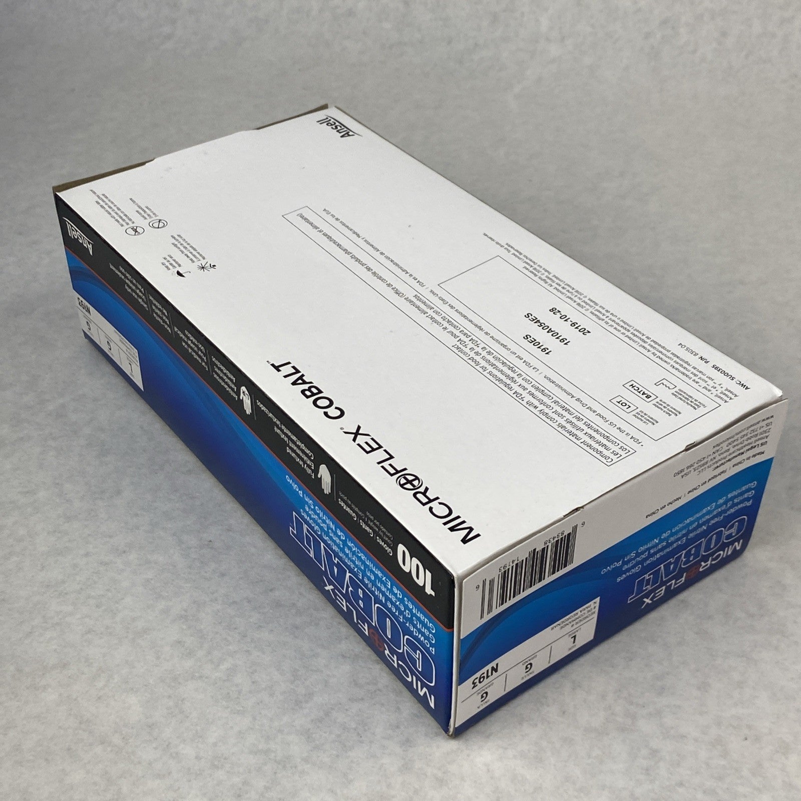 Ansell Cobalt N193 Powder Free Nitrile Examination Gloves Size Large 1000 Count8