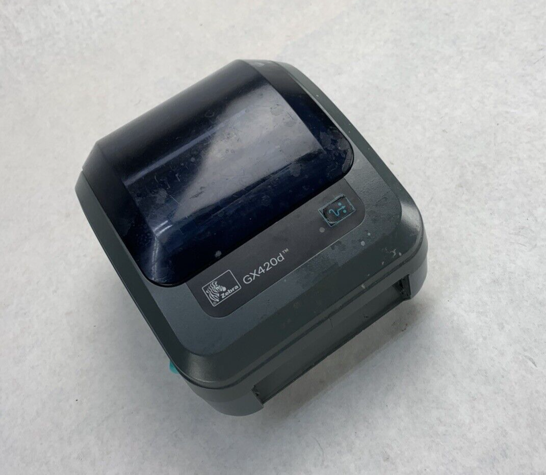 For Parts or Repair Zebra GX420d Thermal Printer 24Vdc