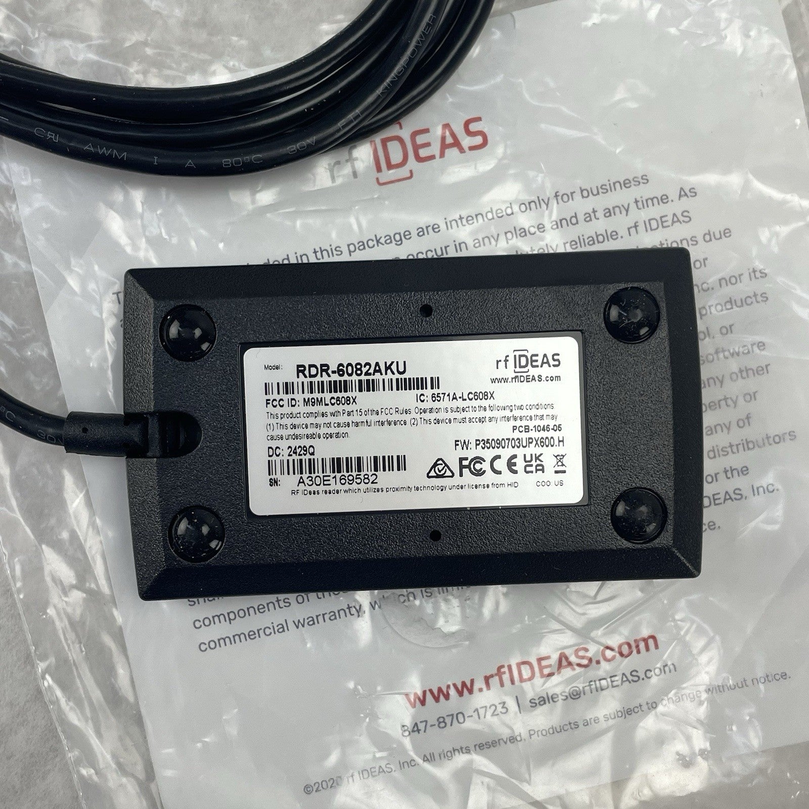 RF IDeas RDR-6082AKU Wave ID Portable Card Analyzer Lot of 35