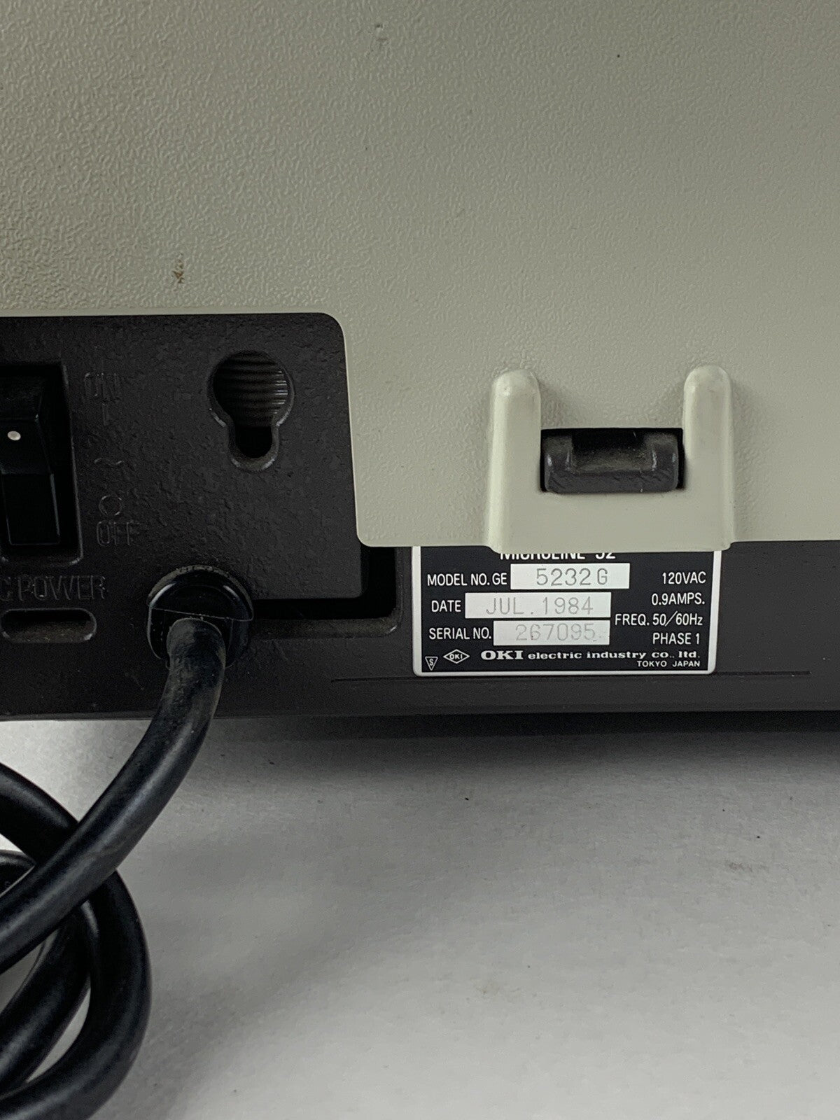 Okidata u92 Microline 9-Pin Vintage Dot Matrix Self Tested
