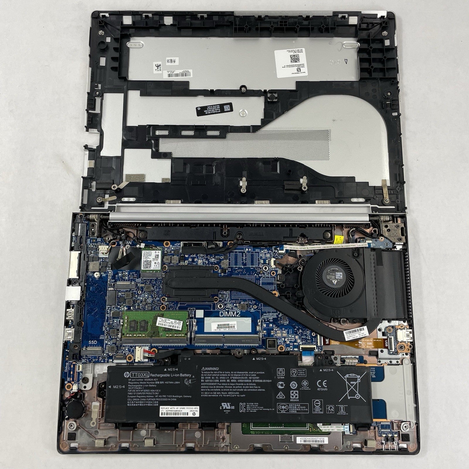 HP EliteBook 850 G5 15.6" i5-7200U 2.50 GHz 8 GB RAM No SSD/OS/AC15