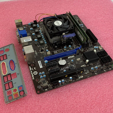 MSI MS-7697 Motherboard AMD A6-3500 2.1GHz 4GB RAM w/ Shield