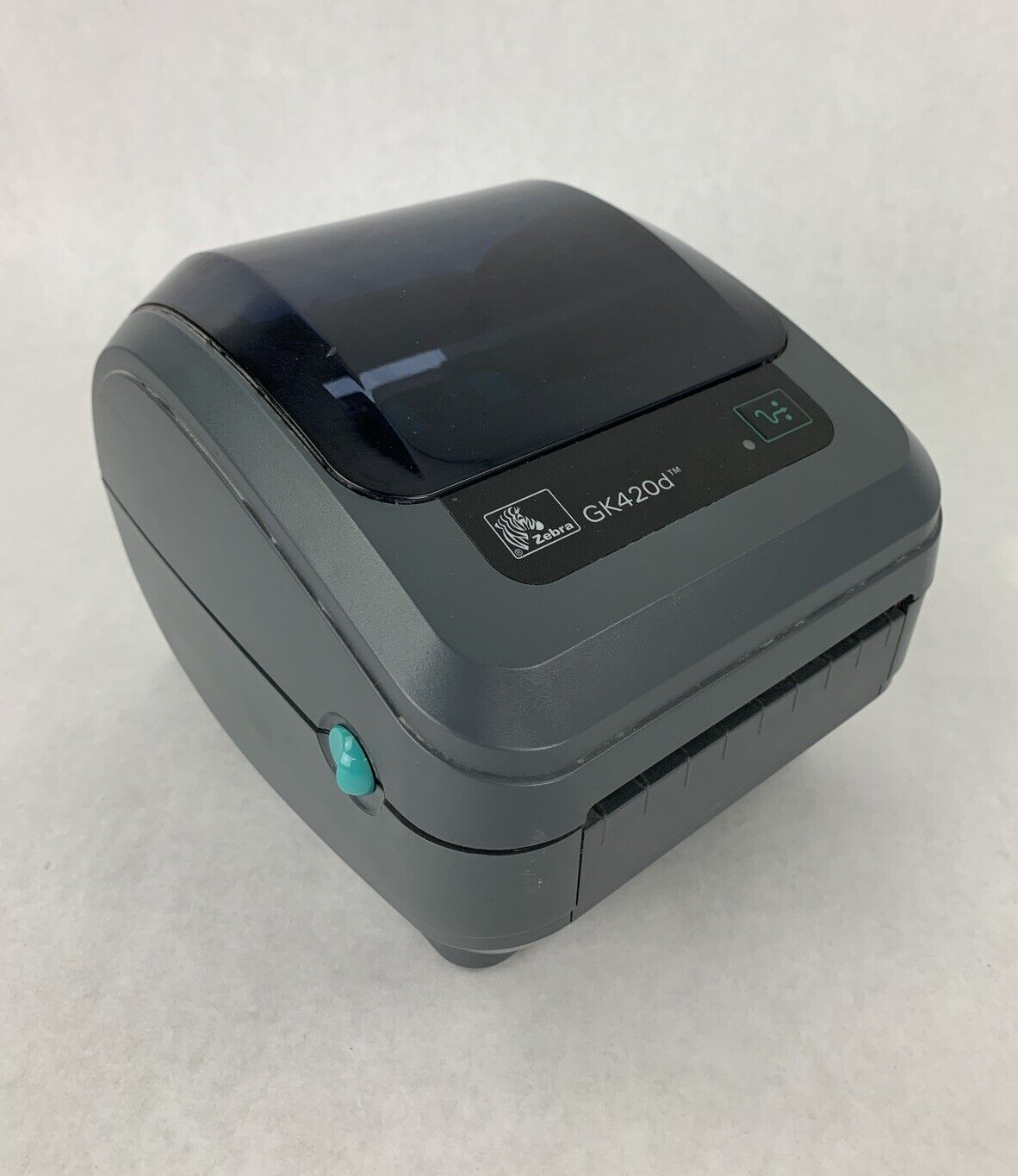 Zebra GK420d Thermal Label Printer Tested Bad Ports For Parts and Repair