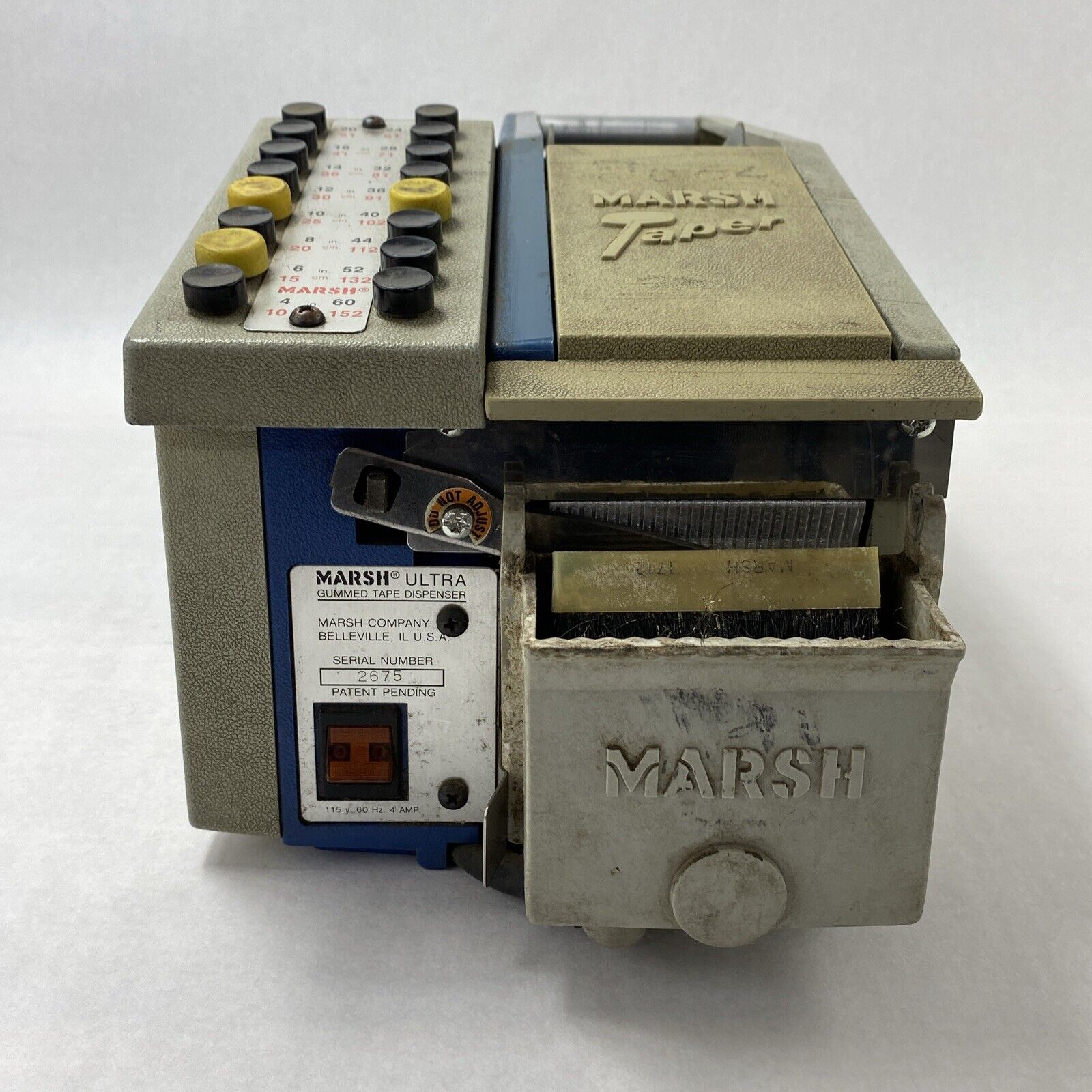 Marsh Ultra Taper Gummed Tape Dispenser - Parts or Repair