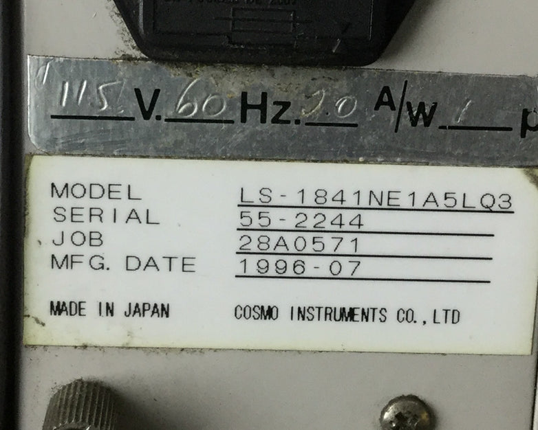 COSMO LS-1841N Air Leak Tester  Includes Power Cord