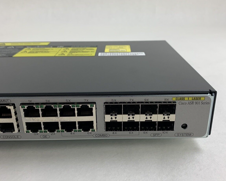 Cisco A901-4C-F-D 8-Port Ethernet Services ASR 901 Series Router Box Opened