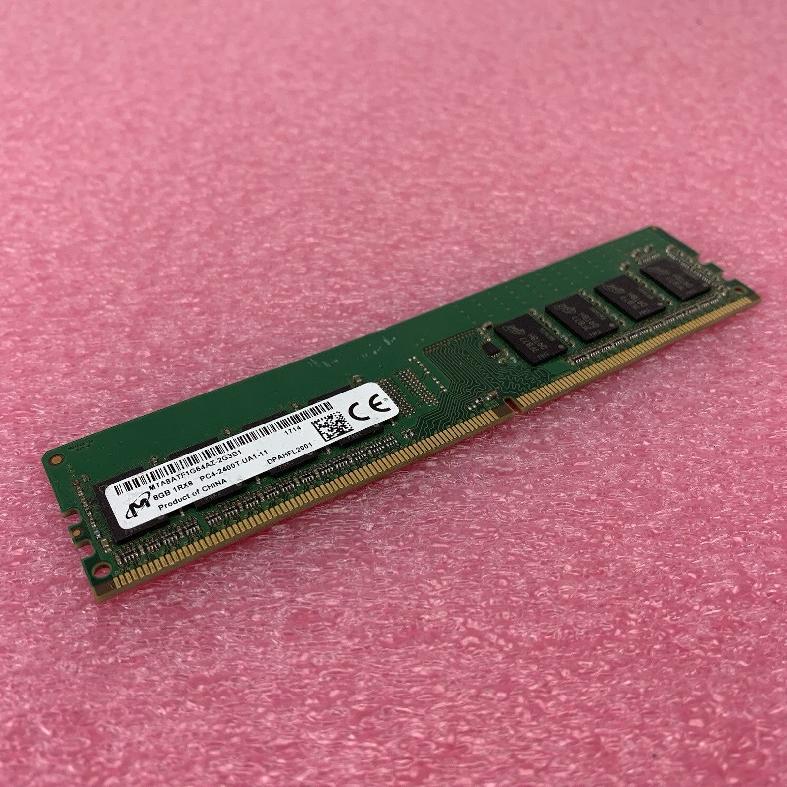 Micron MTA8ATF1G64AZ-2G3B1 PC4-2400T-UA1-11 8GB 1Rx8 Desktop Memory RAM0