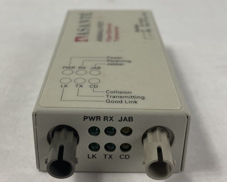Lot of 5 Asanté AMAU-FST Fiber Ethernet Transceiver Untested