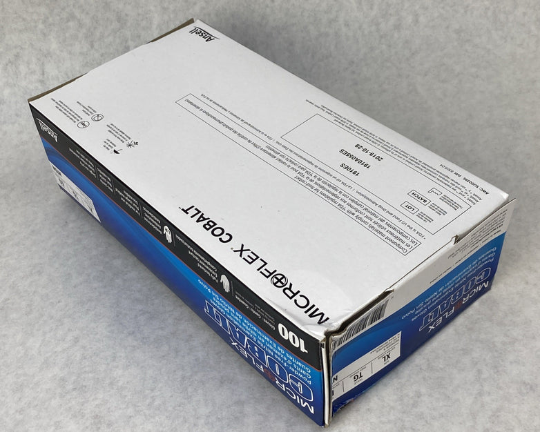 Ansell Cobalt N194 Powder Free Nitrile Examination Gloves Extra Large 1000 Count