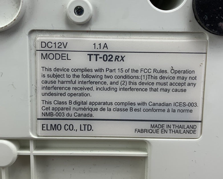Elmo TT-02RX Digital Document Camera