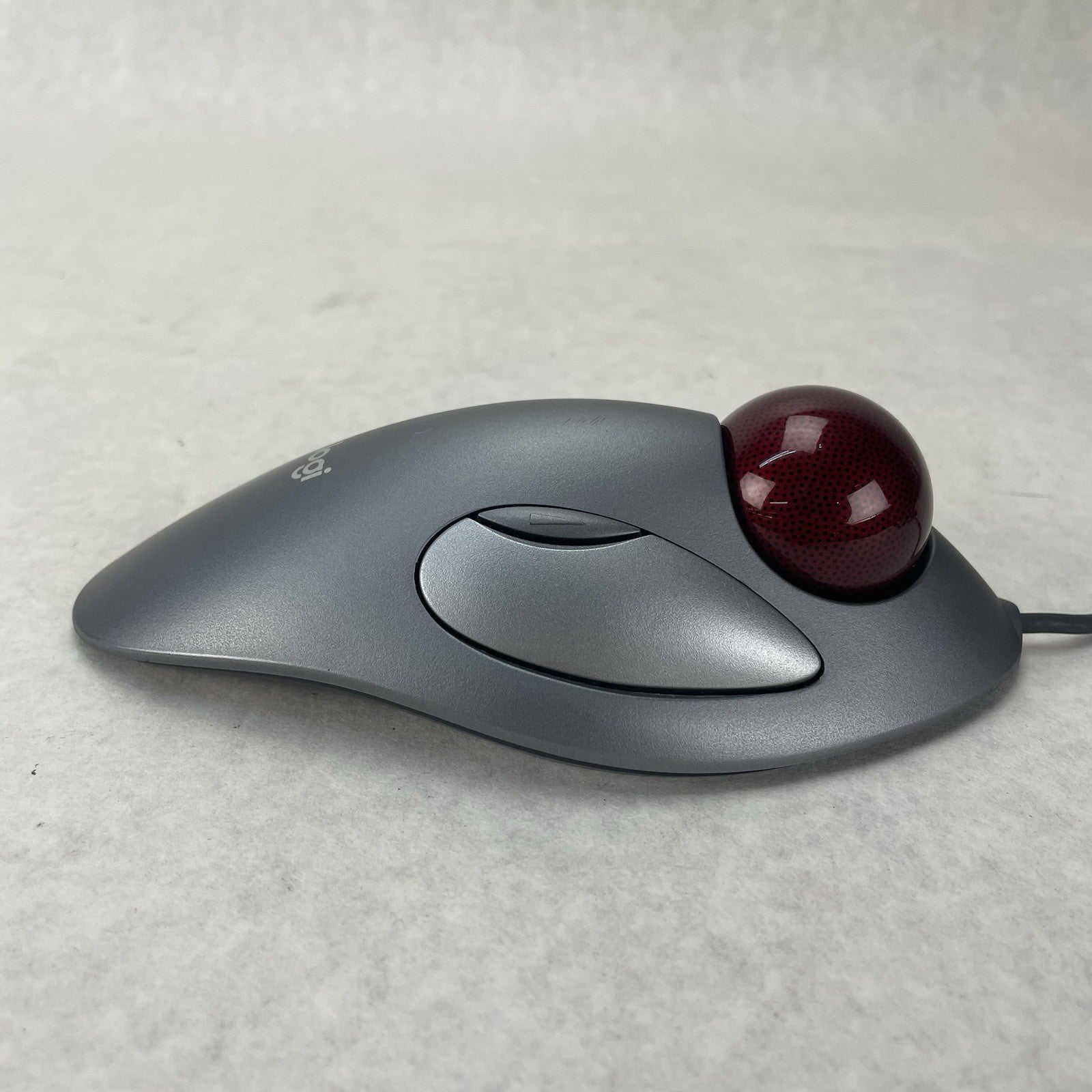 Logitech  T-BC21  Red Marble Mouse 804377-0000 USB Tested Working2