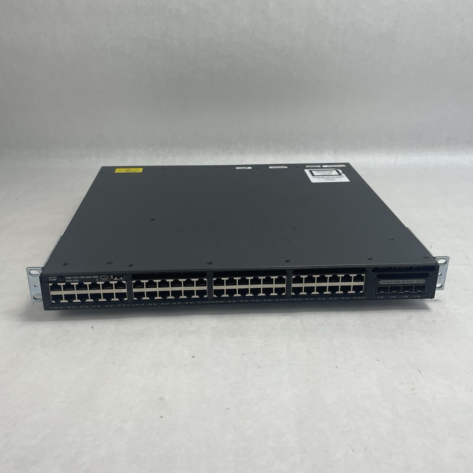 Cisco WS-C3650-48PS-S V02 Tested & Reset 1X PSU1