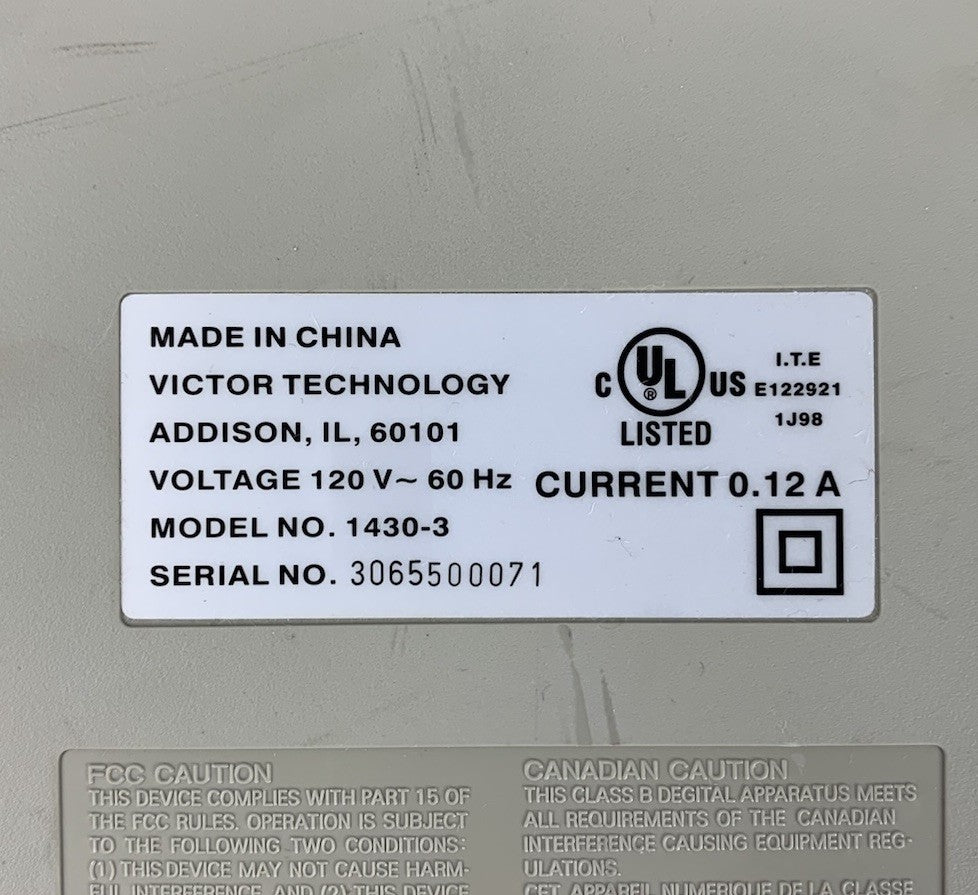 Victor 1430-3 Wired Printing Calculator9
