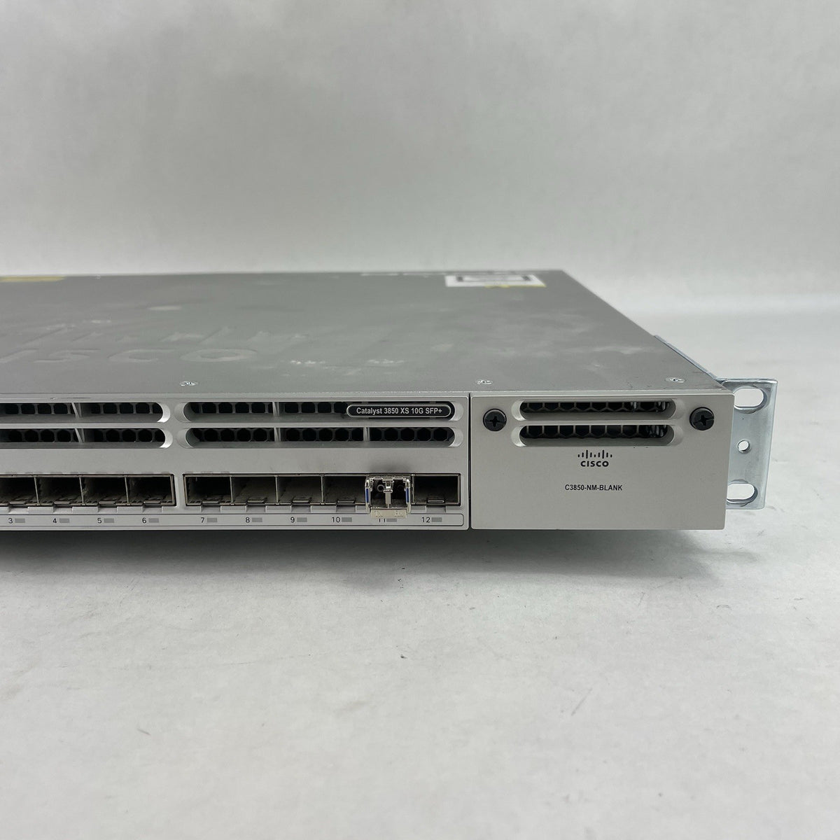 Cisco WS-C3850-12XS-S V02 IP Base Switch 12 SFP+ Eth Port 2X PSU - Tested2