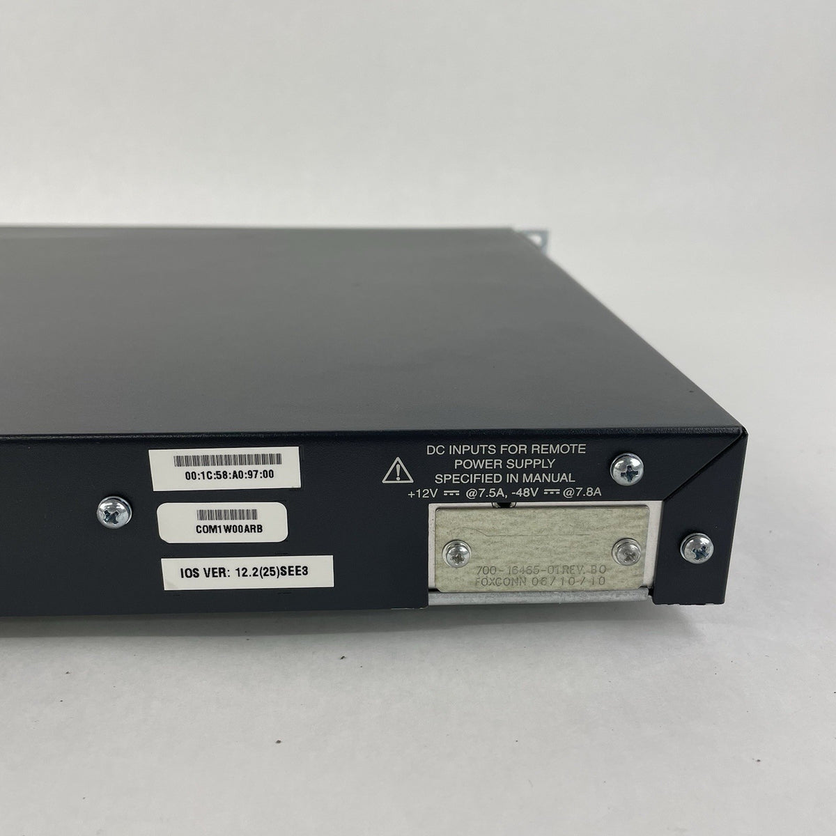 Cisco Catalyst  WS-C3750-48PS-S V05 3750 48 Port Switch - Tested7