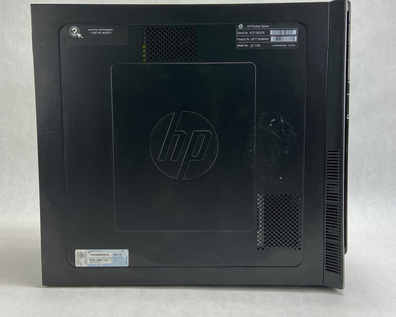 HP Pavilion P7-1154 MT AMD A6-3600 2.1GHz 2GB RAM No HDD No OS G310DE