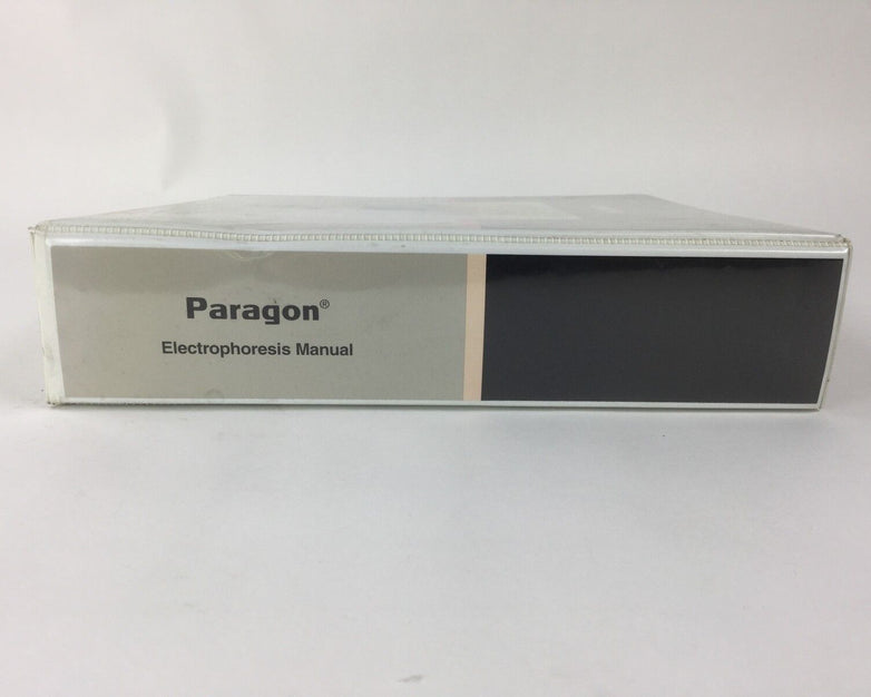 Paragon Electrophoresis Manual Beckman in Binder with Multiple Tabs