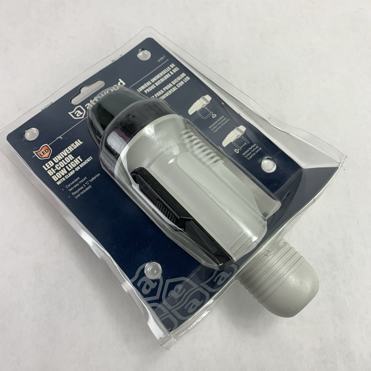 Attwood 14159-7 LED Universal Bi-Color Bow Light with Clamp-on Bracket 0